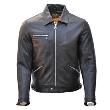 Mens Goldtop 1959 Leather Motorcycle Jacket - 1950s Rocker Jacket - CE Armoured