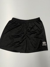 Errea Black Football Shorts
