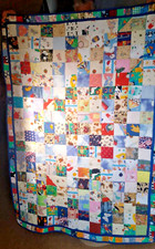 Hand made Patchwork quilt for