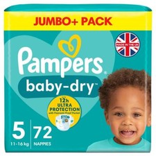Pampers Size 5 Nappies Baby