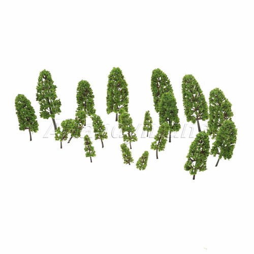 20pcs layout model trees train - 20pcs,