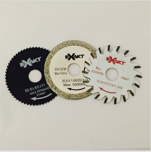 Exakt saw blade triple pack - blade,