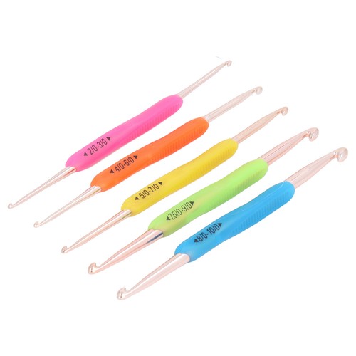 Pcs crochet hooks double - 5,