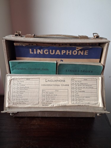 Vintage linguaphone italian - vintage,