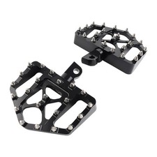 Wide Foot Pegs MX Style Floorboard For Harley Touring Sportster Softail Dyna