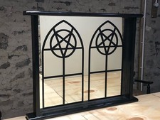 mirror free-standing for shelf