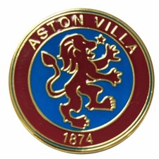New Aston Villa Football Crest Pin Badge, Aston Villa Fans Souvenir Pin Badge
