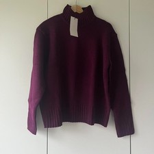 Purple knit jumper Zara Size L