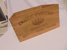 VINTAGE PINE WOOD WINE BOX