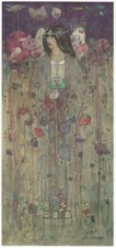 In Fairyland, 1897, Charles Rennie Mackintosh 11 x 14 inch ready mounted print