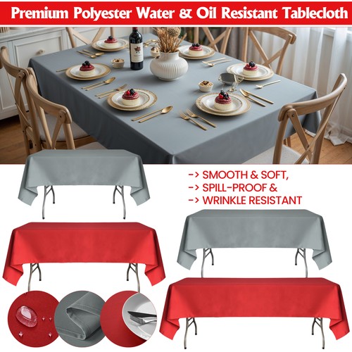 Polyester rectangle table - polyester,