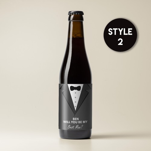 Personalised beer bottle label - personalised,