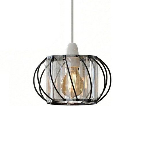 Modern crystal glass pendant - modern,