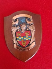  Police Shield Plaque wooden collectors 