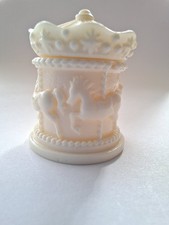 Miniature Carousel Biscuit Jar