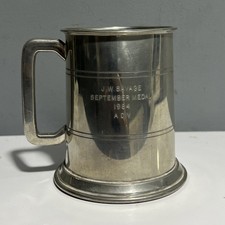 Vintage English Pewter Tankard