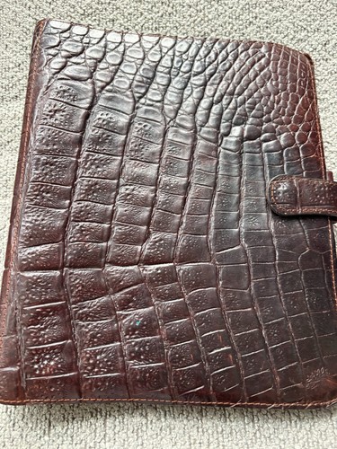 Vintage mulberry large filofax - large,