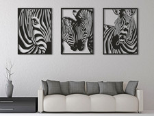 Zebra Wall Art | Living Room