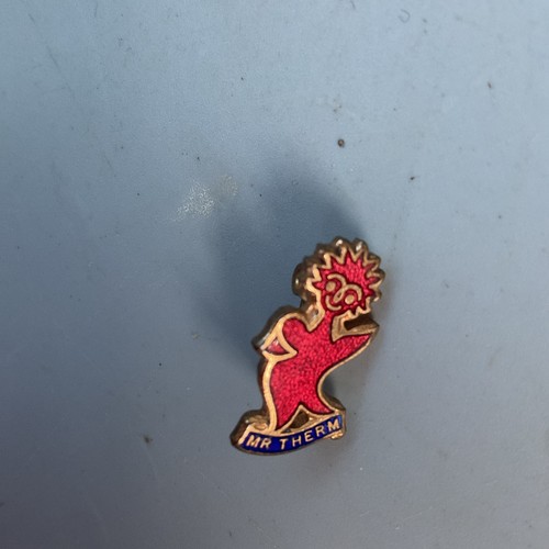 Vintage therm enamel badge - vintage, mr.