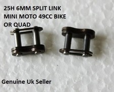 25H 6MM MINI MOTO CHAIN SPLIT  LINK MINIMOTO DIRT QUAD REPLICA BIKE 49CC ORION