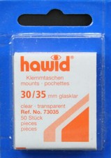 Hawid Stamp Mounts 30x35mm -