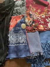 Six scarves -2 Paisley , 1