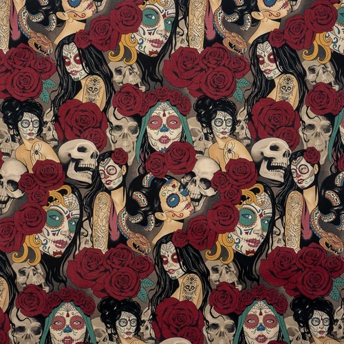 Fat quarter tattoo ladies - quarter,