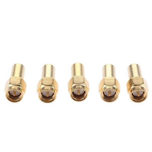 5pcs sma male - sma, coaxial