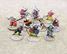 28mm metal SAMURAI INFANTRY x10 Well Painted Dixon Miniatures 33744