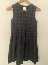 Laura Ashley Mother And Child Viyella Fabric Girl Dress Size 8 Years, Tartan