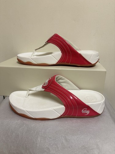 Fitflop walkstar red white - fitflop,