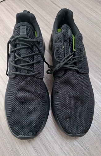 Nike roshe run triple black - run,