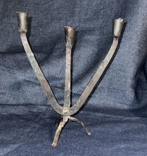 Vtg Brutalist Wrought Iron 3