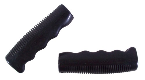 Bike black handlebar grips - bike,