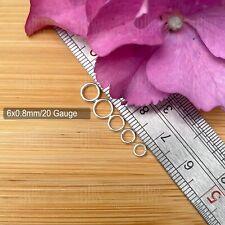 Strong 925 STERLING SILVER  0PEN JUMP RINGS Jewellery Making Findings