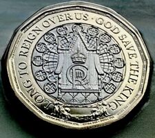 Gibraltar ?? Coin £1 2024 Bimetallic Mint Mark Coronation CIII Charles 1st 1