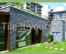 Concrete wall cladding plastic