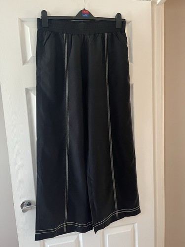 Jigsaw size silk wide leg - size,