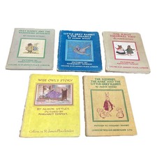 Bundle Of 5 Alison Uttley Books,  Vintage 1940s Little Grey Rabbit Wise Owl Etc
