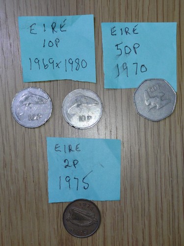 Ireland coins 50p - ireland, 1970.