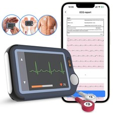 Mobile ECG EKG Heart Monitor - Smartphone compatible AI ECG analysis Detect Afib