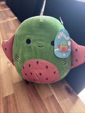 Squishmallows Sealife Fruit Squad Lai the Watermelon Stingray Mantaray 8"