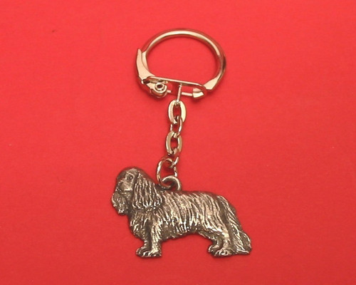 King charles spaniel pewter - king,