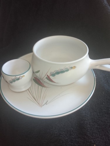 Denby green wheat handled - denby,