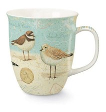 Cape Shore Harbor Coffee/Tea Mug, Sand Piper, 15oz, Gift for Birthday/Christmas