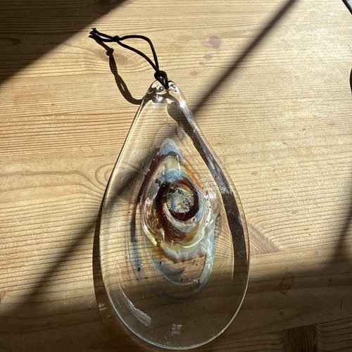 Glass hanging ornament - hanging,