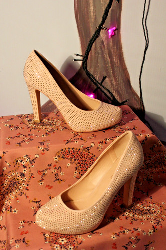 Kurt geiger nude sparkle gold - kurt,