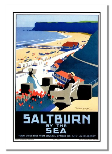 Saltburn railway old - old, advert