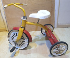 Vintage Original Rare Childs Raleigh Tricycle Trike 3 Wheeler 1950s Needs Tlc