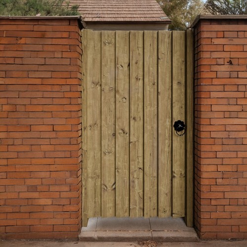 Wooden garden gate - wooden,